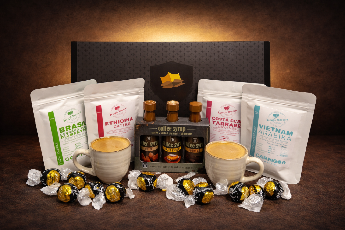 Dárková krabice pro milovníky kávy